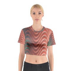 Texture Digital Painting Digital Art Cotton Crop Top by Vaneshart