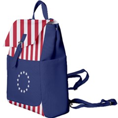 Betsy Ross Flag Usa America United States 1777 Thirteen Colonies Vertical Buckle Everyday Backpack by snek