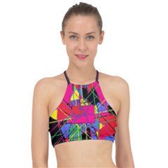 Club Fitstyle Fitness By Traci K Racer Front Bikini Top by tracikcollection