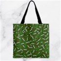 Pepe the Frog Face pattern Green Kekistan meme Zipper Grocery Tote Bag View2