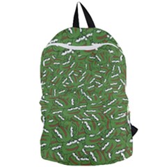 Pepe The Frog Face Pattern Green Kekistan Meme Foldable Lightweight Backpack by snek