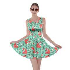 Cute Squirrel Mint Green Skater Dress by trulycreative