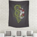 Pepe the Frog Rare Celtic Viking Norse Dragon pattern Deus Vult medieval wojak Crusader Medium Tapestry View2