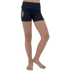 Pepe The Frog Rare Celtic Viking Norse Dragon Pattern Deus Vult Medieval Wojak Crusader Kids  Lightweight Velour Yoga Shorts by snek