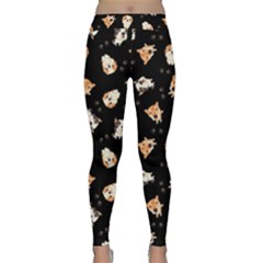 Cute Cartoon Little Dogs Classic Yoga Leggings by trulycreative