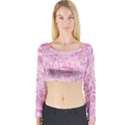 coffee pink Long Sleeve Crop Top View1