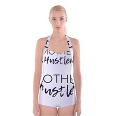 Mother Hustler Boyleg Halter Swimsuit  by Amoreluxe