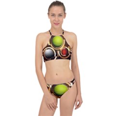 Sport Ball Tennis Golf Football Racer Front Bikini Set by HermanTelo