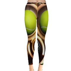 Sport Ball Tennis Golf Football Inside Out Leggings by HermanTelo