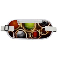 Sport Ball Tennis Golf Football Rounded Waist Pouch by HermanTelo