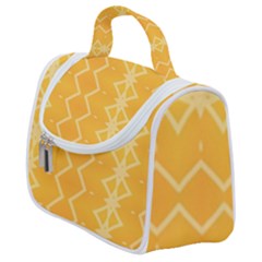 Pattern Yellow Satchel Handbag by HermanTelo