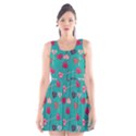 Heart Candy Lollipop Green Scoop Neck Skater Dress View1