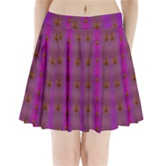 Peace Is Cool Again And Decorative Pleated Mini Skirt by pepitasart