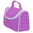 Background Polka Pink Satchel Handbag View1