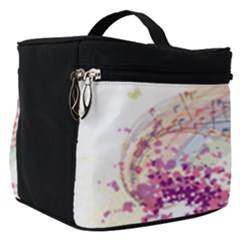 Music Notes Abstract Make Up Travel Bag (small) by HermanTelo