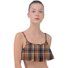 Tartan Design Frill Bikini Top by impacteesstreetwearfour