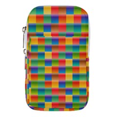 Background Colorful Abstract Waist Pouch (small) by HermanTelo