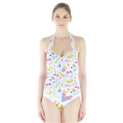 1 Arnold Halter Swimsuit by elizabethjonesstyling