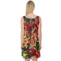 red country-1-2 Sleeveless Satin Nightdress View2