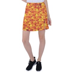 Background Triangle Circle Abstract Tennis Skirt by HermanTelo