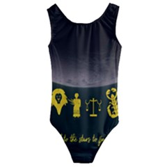 Look To The Stars Kids  Cut-out Back One Piece Swimsuit by Alchemy2