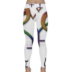 Mrs  And Mrs  Classic Yoga Leggings by LiveLoudGraphics