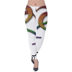 Mrs  And Mrs  Velvet Leggings by LiveLoudGraphics