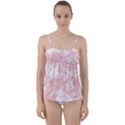 Degrade Rose/Blanc Twist Front Tankini Set View1