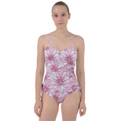 Pink Flowers Sweetheart Tankini Set by Sobalvarro