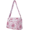 Pink flowers Front Pocket Crossbody Bag View2