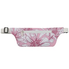 Pink Flowers Active Waist Bag by Sobalvarro