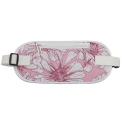 Pink Flowers Rounded Waist Pouch by Sobalvarro