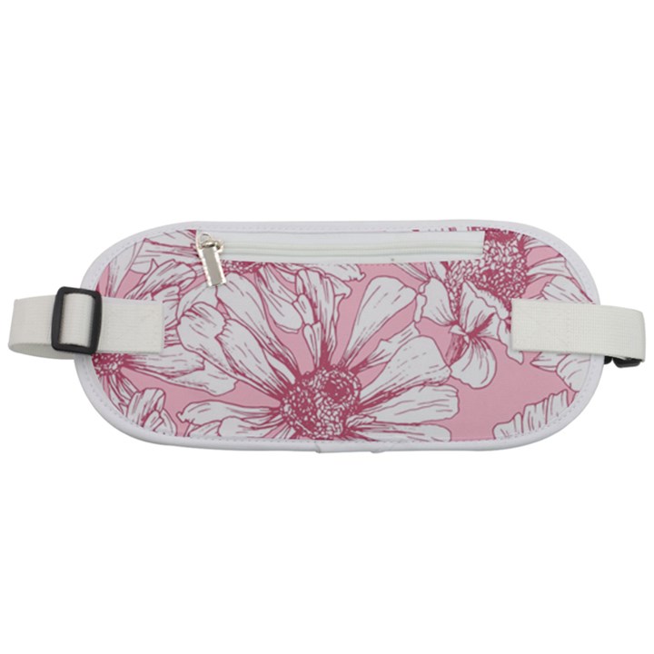 Pink flowers Rounded Waist Pouch