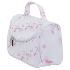 Pattern Orchidée Fleurs Satchel Handbag by kcreatif