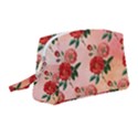 Pattern Flower Paper Wristlet Pouch Bag (Medium) View1