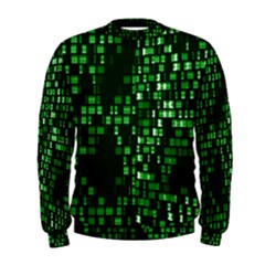 Abstract Plaid Green Men s Sweatshirt by HermanTelo