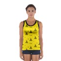 Gadsden Flag Don t tread on me Yellow and Black Pattern with american stars Sport Tank Top  View1