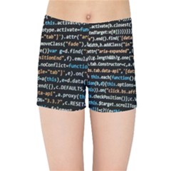 Close Up Code Coding Computer Kids  Sports Shorts by Amaryn4rt