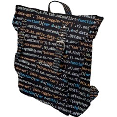 Close Up Code Coding Computer Buckle Up Backpack by Amaryn4rt