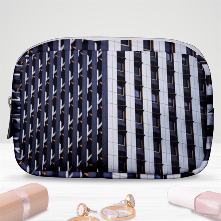 Architecture Building Pattern Make Up Pouch (Small)