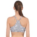 Silver and white Glitters metallic finish party texture background imitation Basic Training Sports Bra View2