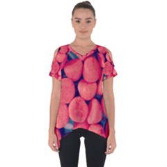 Fraise Bonbons Cut Out Side Drop Tee by kcreatif