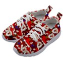 Nicholas Santa Christmas Pattern Kids Athletic Shoes View2