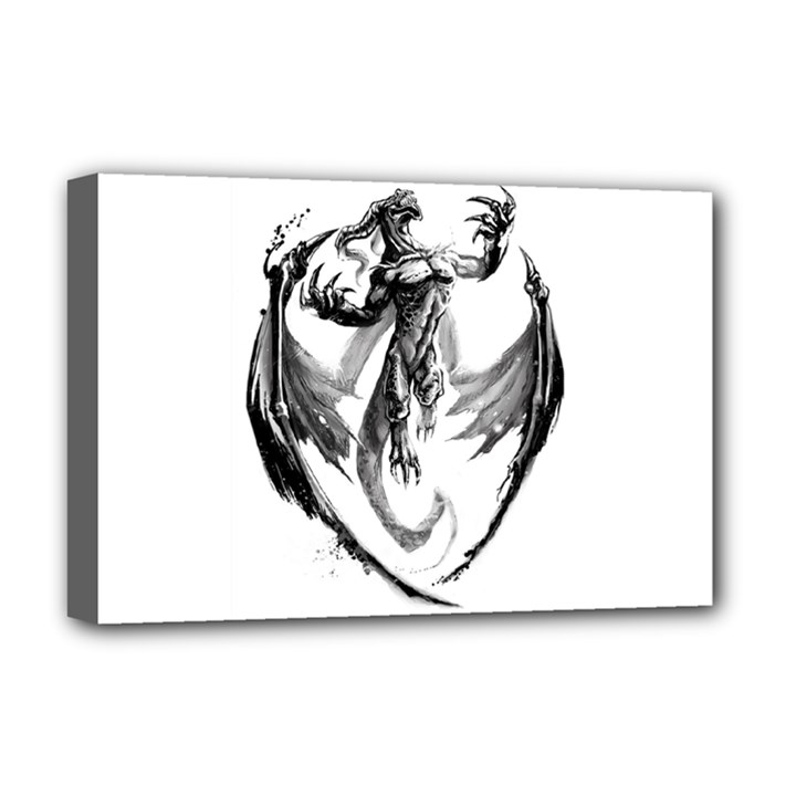 Dragon Design  Deluxe Canvas 18  x 12  (Stretched)