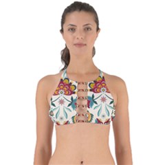 Baatik Print  Perfectly Cut Out Bikini Top by designsbymallika