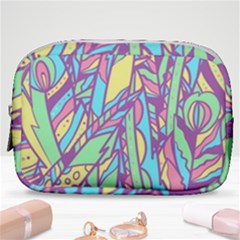 Feathers Pattern Make Up Pouch (small) by Sobalvarro