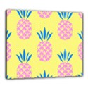 Summer Pineapple Seamless Pattern Canvas 24  x 20  (Stretched) View1