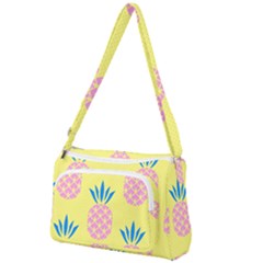 Summer Pineapple Seamless Pattern Front Pocket Crossbody Bag by Sobalvarro