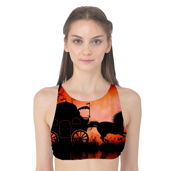 Drive In The Night By Carriage Tank Bikini Top