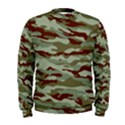 Brown and Green Camo Men s Sweatshirt View1